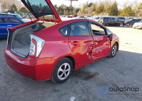 2012 Toyota Prius Two z USA, uszkodzony, nr VIN JTDKN3DU4C1588685